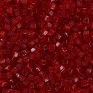 Cubos de Miyuki 1.8mm - Transparent red SB18-141